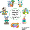 Fisher-Price Linkimals Play Together Panda Plush Learning Toy Lights Sounds 9M+