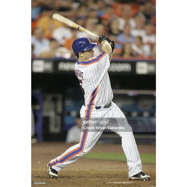 New York Mets David Wright 1986 Turn Back The Clock Pro Cut Majestic Jersey 52