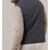 Peter Millar Essex Quilted Vest XL Iron Gray Full Zip Recycled Polyester NWOT