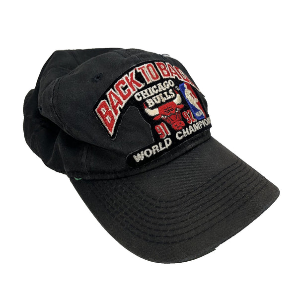 Chicago Bulls Back To Back 91 92 Champs Snapback Sports Specialties VTG Hat
