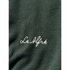 Le Alfré Crewneck Sweater Men's XL Hunter Green Cotton Elbow Patch Made Portugal