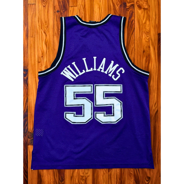 Sacramento Kings Jason Williams Vintage Nike Jersey XL Stitched White Chocolate