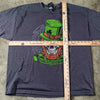Harley Davidson Scottsdale Arizona Leprechaun Skull T Shirt Men's XL Gray Biker