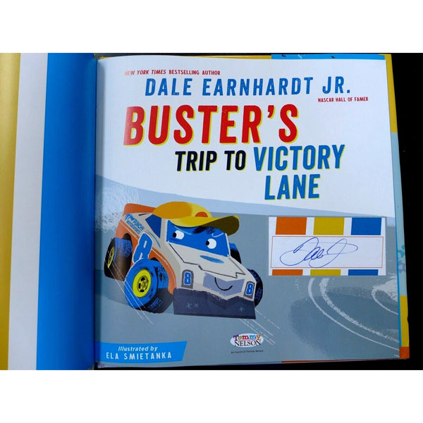 Dale Earnhardt Jr Signed Buster Gets Back On Track (2023,HC,1st/1st) BRAND NEW