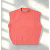 Fear of God Essentials Sweatshirt Vest Adult Size 12 Pink Coral Mock Neck Fleece