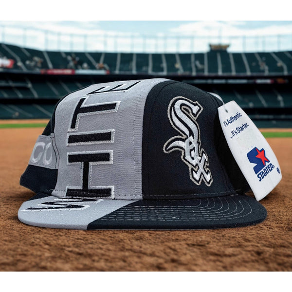 Chicago White Sox MLB Starter Swirl Snapback Hat VTG 90s Streetwear Baseball NWT