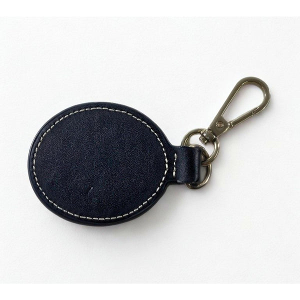 Lexus Leather Keychain Key Ring Fob Black Chrome Logo OEM Luxury Accessory