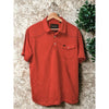 Howler Bros Ranchero Polo Shirt Sz Large Oxidized Clay Pearl Snap Western Cowboy