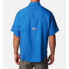 Columbia PFG Tamiami II Short Sleeve Shirt Blue Sz. L NWT MSRP $55