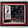 New Jersey Devils 2002-03 Stanley Cup Team Signed Framed Photo Brodeur Stevens