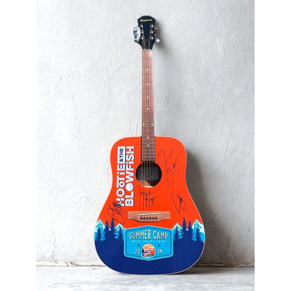 Hootie & The Blowfish Signed Epiphone DR-100 Guitar Summer Camp Tour 2024 COA