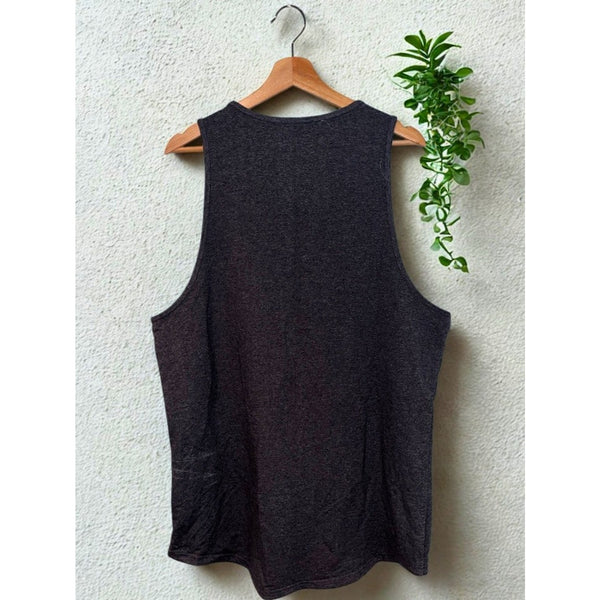 BYLT LUX Drop-Cut Pocket Tank Gray Pocket Men's 2XL NWOT UPF 50 Stretch