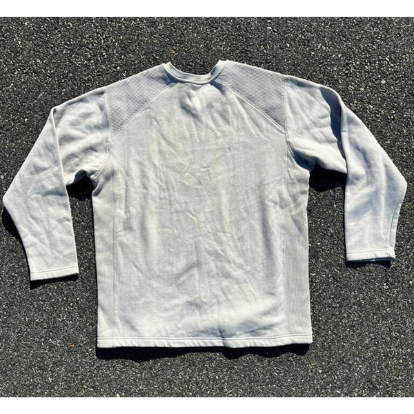 Nike 600 Grey Long Sleeve Sweatshirt Y2K 90s 2000s Made in Malaysia L Vintage