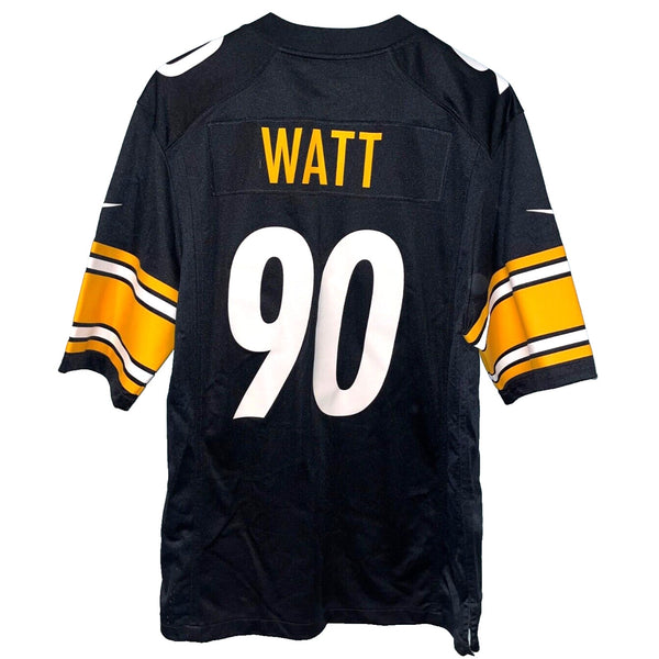 Pittsburgh Steelers TJ Watt Nike Game Jersey Mens Medium Black #90 NFL NWOT