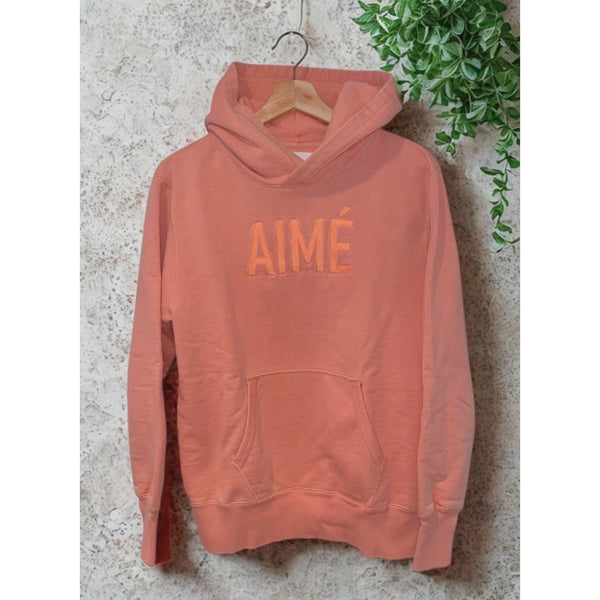 Aimé Leon Dore Logo Hoodie Small Made in Canada Heavyweight Pullover Rare