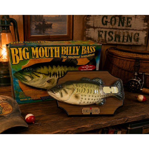 Big Mouth Billy Bass Gemmy Singing Talking Fish 1998 NEW in Box Motion Activated