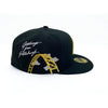 Pittsburgh Pirates New Era Cloud Icon 59FIFTY Hat Black 7 3/8 NWT Rare