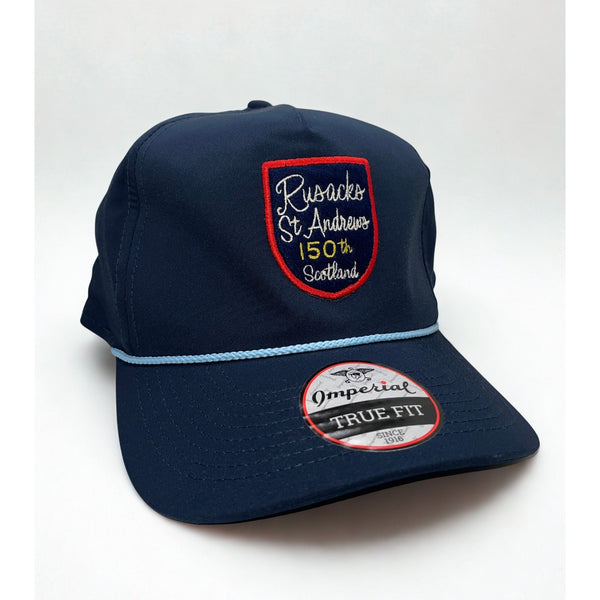 Rusacks St Andrews 150th Scotland Imperial Rope Snapback Hat Navy NWT Golf Cap