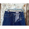 Gustin California Slim Raw Selvedge Denim Jeans Button Fly 32x33 Blue EUC