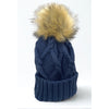 Reign Storm New Era Beanie Pom Hat Women Cable Knit Monster Energy NWOT