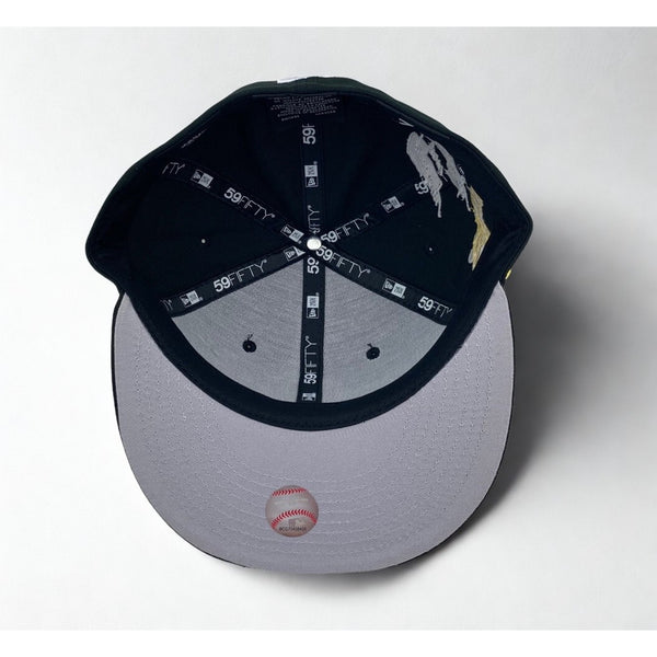 Pittsburgh Pirates New Era Cloud Icon 59FIFTY Hat Black 7 3/8 NWT Rare
