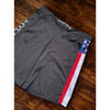 HYLETE Performance Training Shorts XL USA Flag Compression Athletic Gym CrossFit