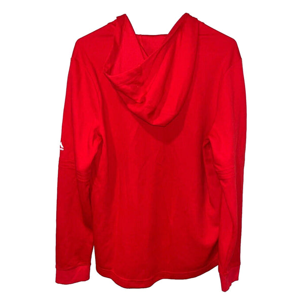 MLB 2019 All-Star Game Hoodie Majestic Waffle Knit BP Pullover Red Sz S NWOT