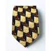 Ermenegildo Zegna Silk Tie Italy Art Deco Geometric Luxury Designer Necktie