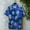 Tommy Bahama Bamboo Floral Camp Shirt Blue Hawaiian Button Up Men's XL Cotton
