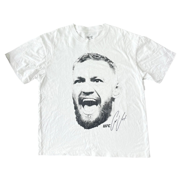 Conor McGregor UFC Megaprint Face Signature T-Shirt XL Vintage Y2K 100% Cotton