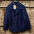 Alpha Industries Double Breasted Navy Blue Easton Pea Coat Size XL NWT RARE