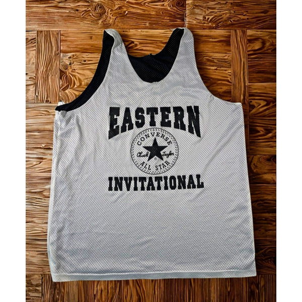 Converse Eastern Invitational Reversible Basketball Jersey 2XL Black USA Vintage