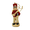 Kurt S Adler Wooden Toy Soldier Santa Captain Christmas Ornaments Lot Of 3