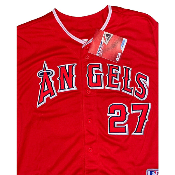 Mike Trout Los Angeles Angels Rookie Era Jersey 50 Majestic Authentic Deadstock