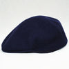Kangol 504 Wool Earflap Hat Navy XL Classic Flat Felt Cap Mens EUC