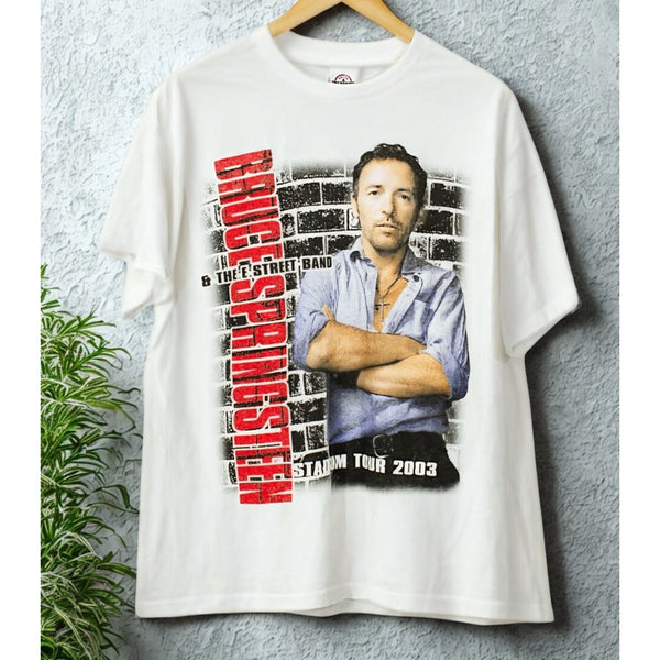 Bruce Springsteen & The E Street Band 2003 Stadium Tour Giants Stadium Tee Sz XL