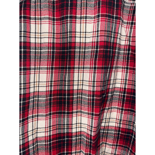 Carhartt Long Sleeve Plaid Flannel Shirt Red Beige XL Relaxed Fit 101295 608 EUC