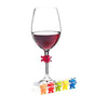 Joie MS Frog Wine Watchers Wine Charms 6 Different Silicone Colors NEW