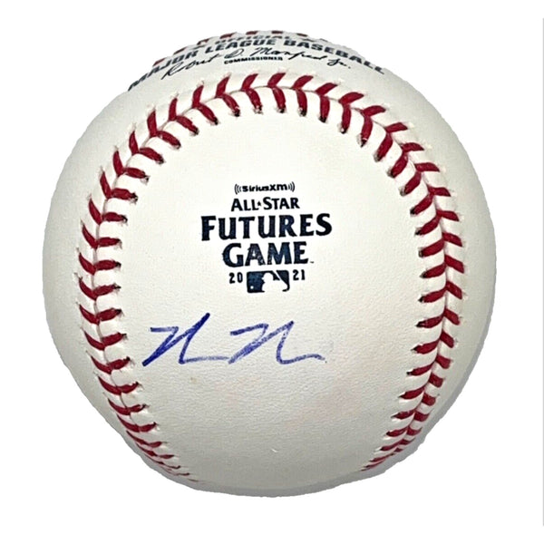 Max Meyer Autographed 2021 All Star Futures Game Baseball Miami Marlins Star