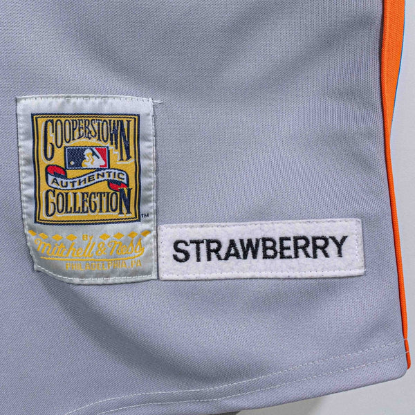 New York Mets Darryl Strawberry Mitchell & Ness Cooperstown Jersey USA Sz 56 2XL