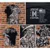 Xtreme Couture Affliction Skull Reaper MMA T-Shirt Men's L Black Y2K Vintage
