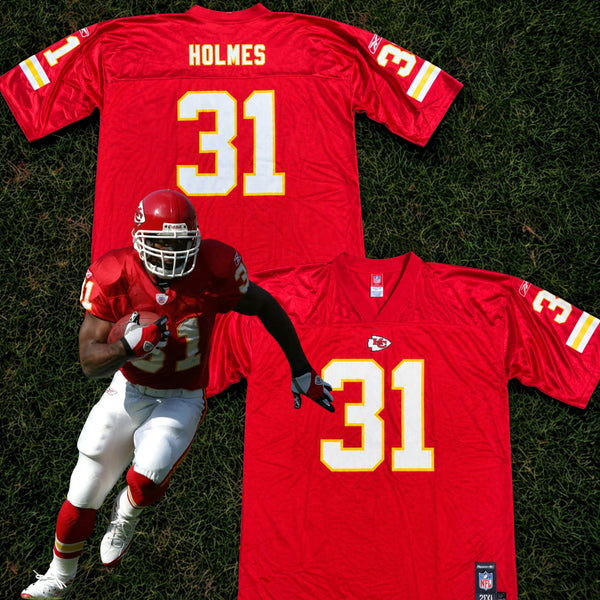 Kansas City Chiefs Priest Holmes #31 Reebok NFL Jersey Men's 2XL Vintage Rare