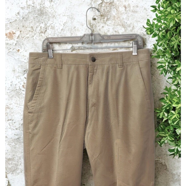 Ermenegildo Zegna Men’s Beige Stretch Cotton 5 Pocket Pants 33x30 Casual Italy