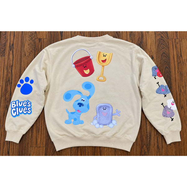 Dumbgood Blue's Clues Crewneck Sweatshirt Men's Medium Rare Graphic Pullover