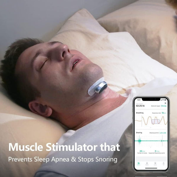 Smart Electronic Muscle Stimulator Snore Circle Anti Snoring Device YA420