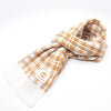 Timberland Scarf Buffalo Plaid Beige Off-White FabFitFun Fall 2023 10" x 68" $60
