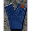 Gustin California Slim Raw Selvedge Denim Jeans Button Fly 32x33 Blue EUC