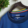Rhone Session Mock Neck Pullover Sweater Blue XL Performance Athleisure EUC
