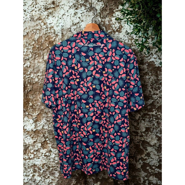 William Murray Seed Spitters Polo Shirt Golf Watermelon Print Men's Large NWOT