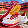 Nike Air Zoom Pegasus 37 Kansas City Chiefs NFL Running Shoes CZ5442-100 Sz 13
